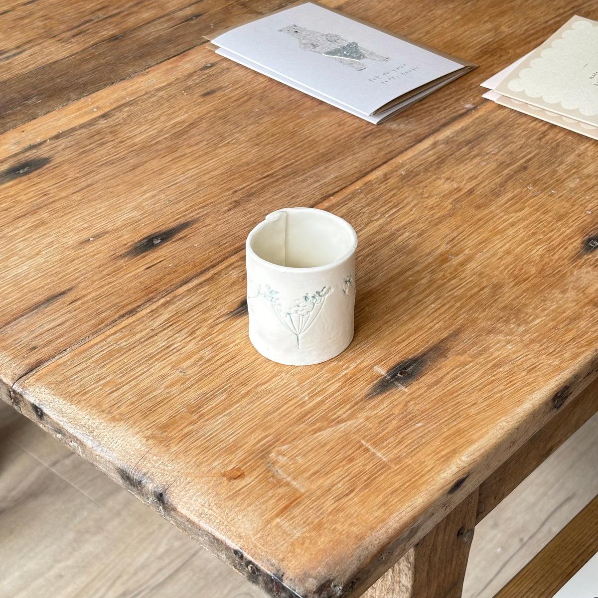 Floral Pressed Tea-light Holder