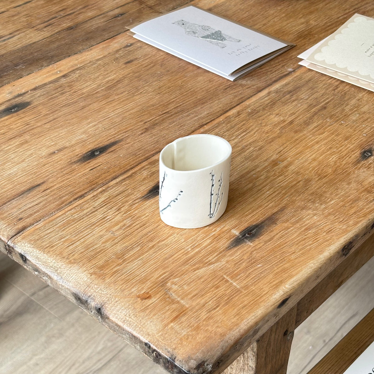 Floral Pressed Tea-light Holder