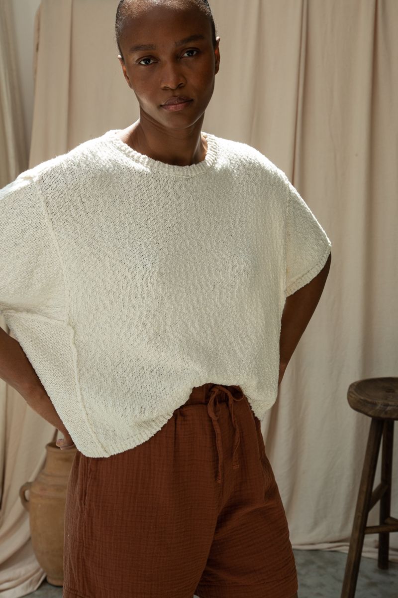 Wide Sleeve Boatneck Jumper