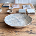 Spaghetti Bowl Medium Duck Egg | Handmade Pottery
