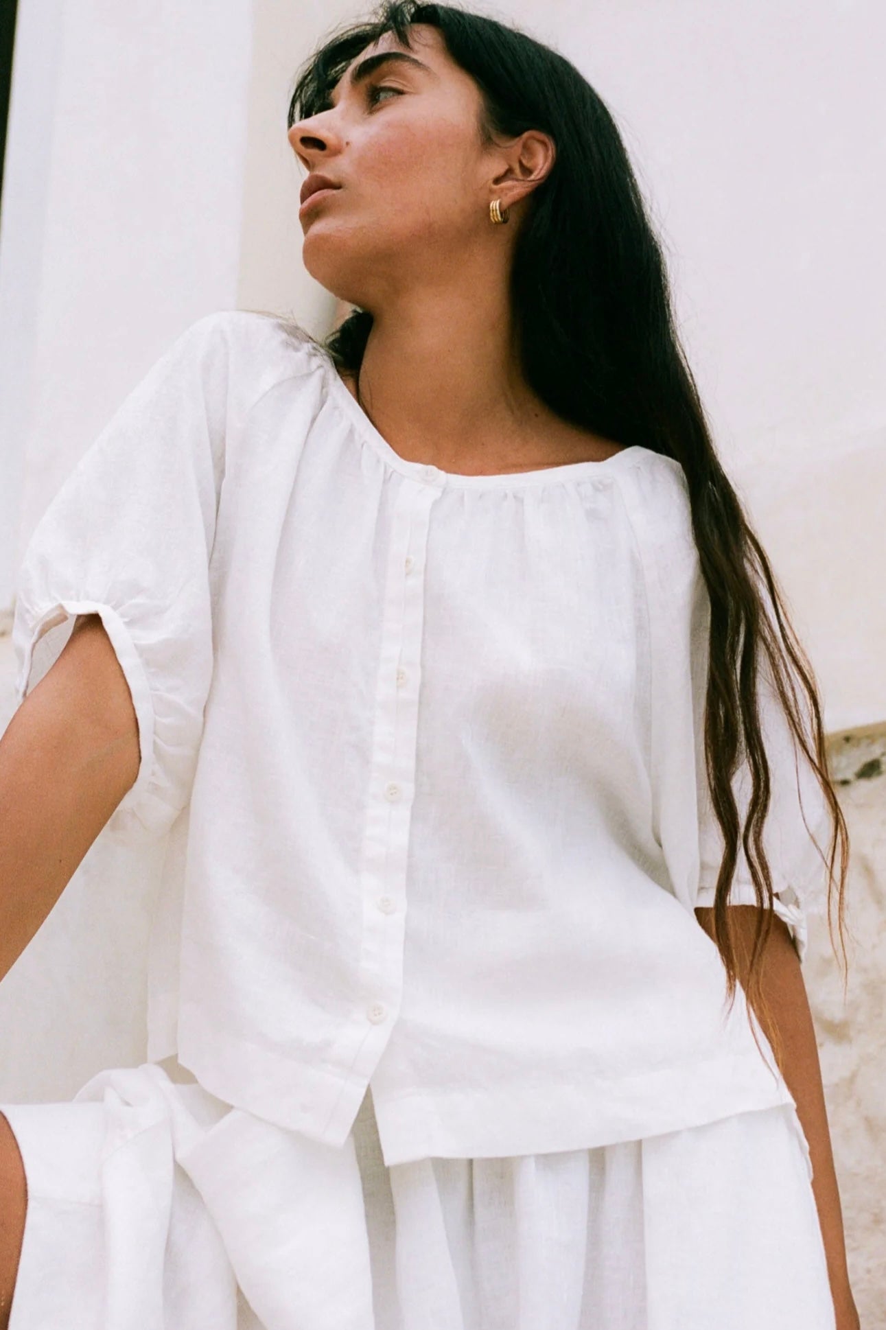 Relaxed Short Sleeve Top