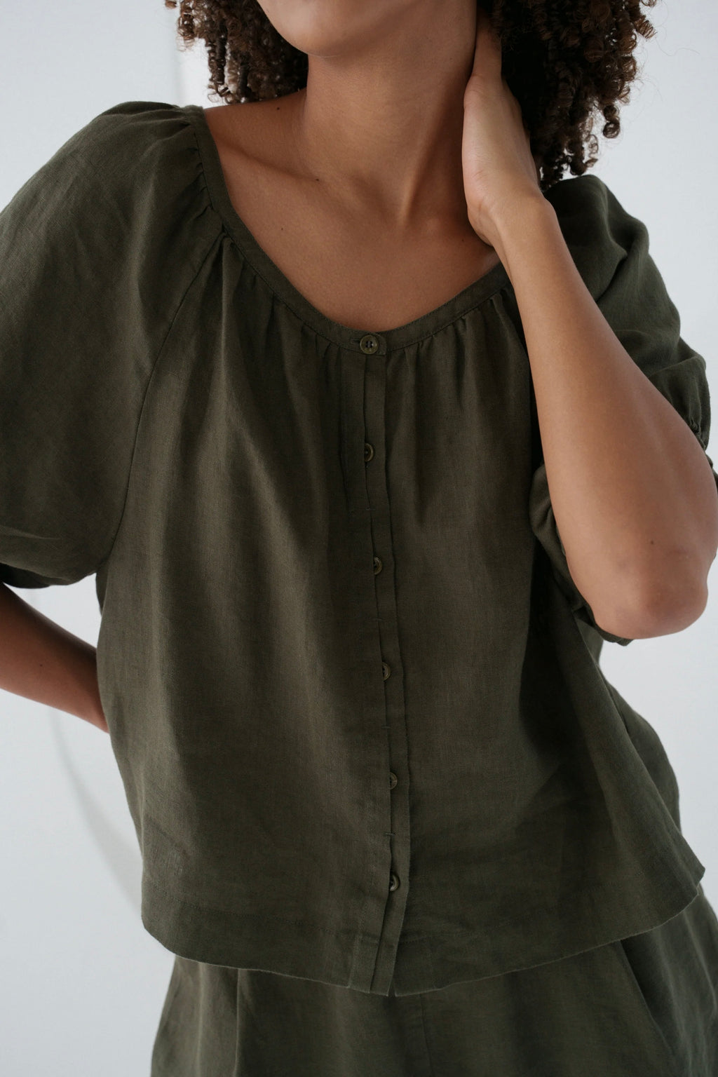 Relaxed Short Sleeve Top
