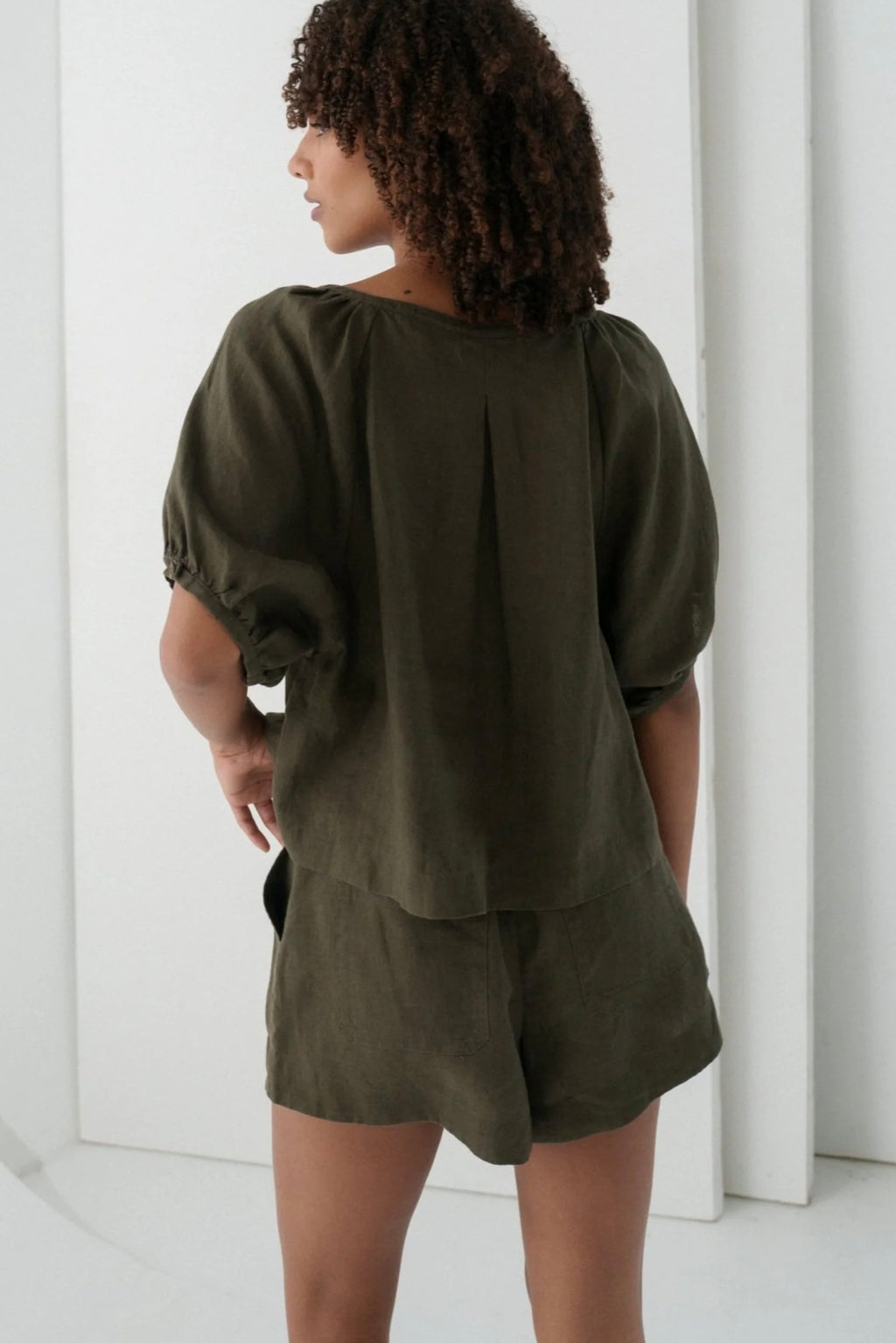 Relaxed Short Sleeve Top