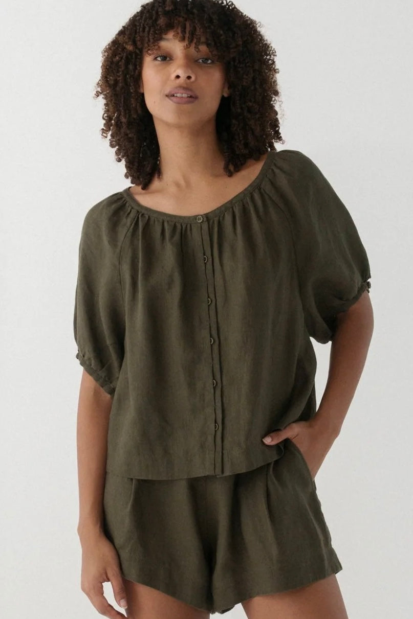 Relaxed Short Sleeve Top
