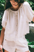 Relaxed Short Sleeve Top
