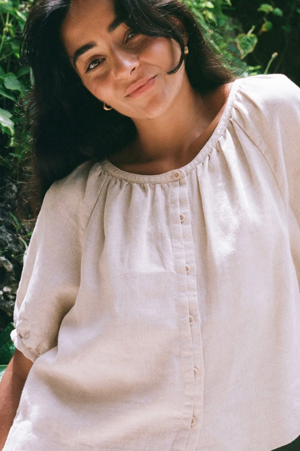 Relaxed Short Sleeve Top