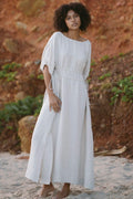 Linen Boatneck Dress