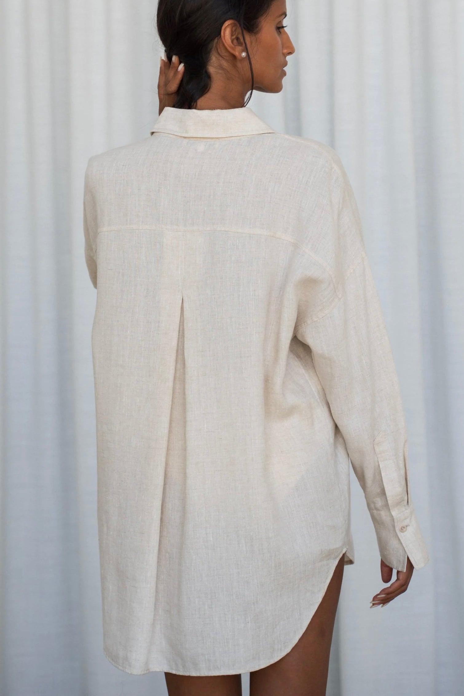 Oversized Button-Down Shirt