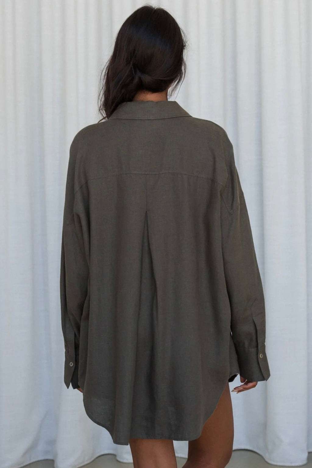 Oversized Button-Down Shirt