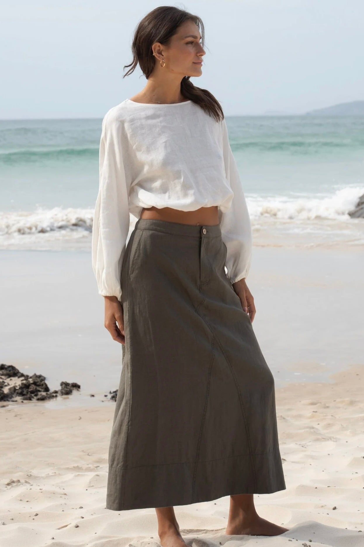 Lightweight A-Line Skirt
