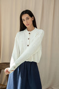 Cropped Boxy Cardigan
