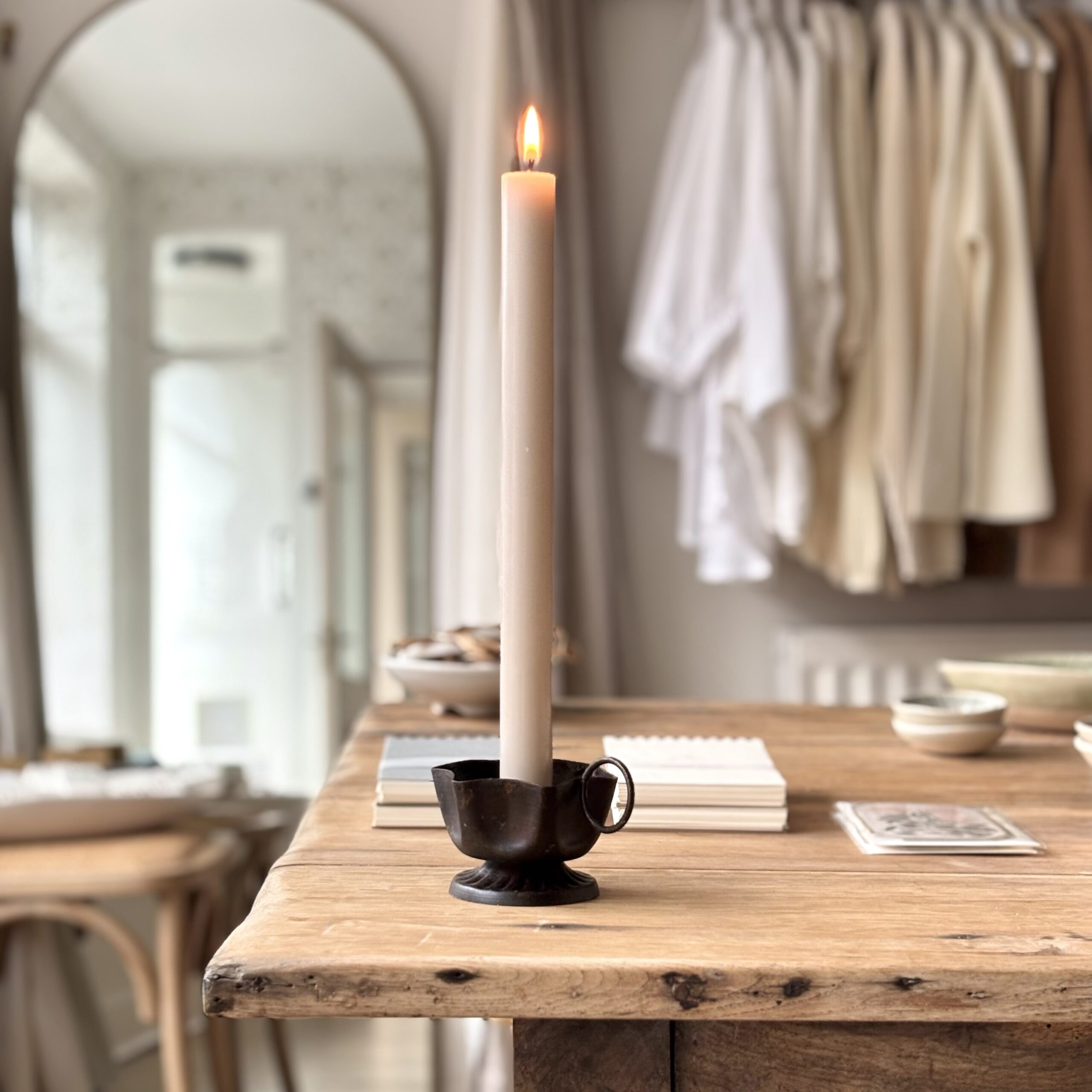 Frill Dinner Candle Holder | Handcrafted image 0