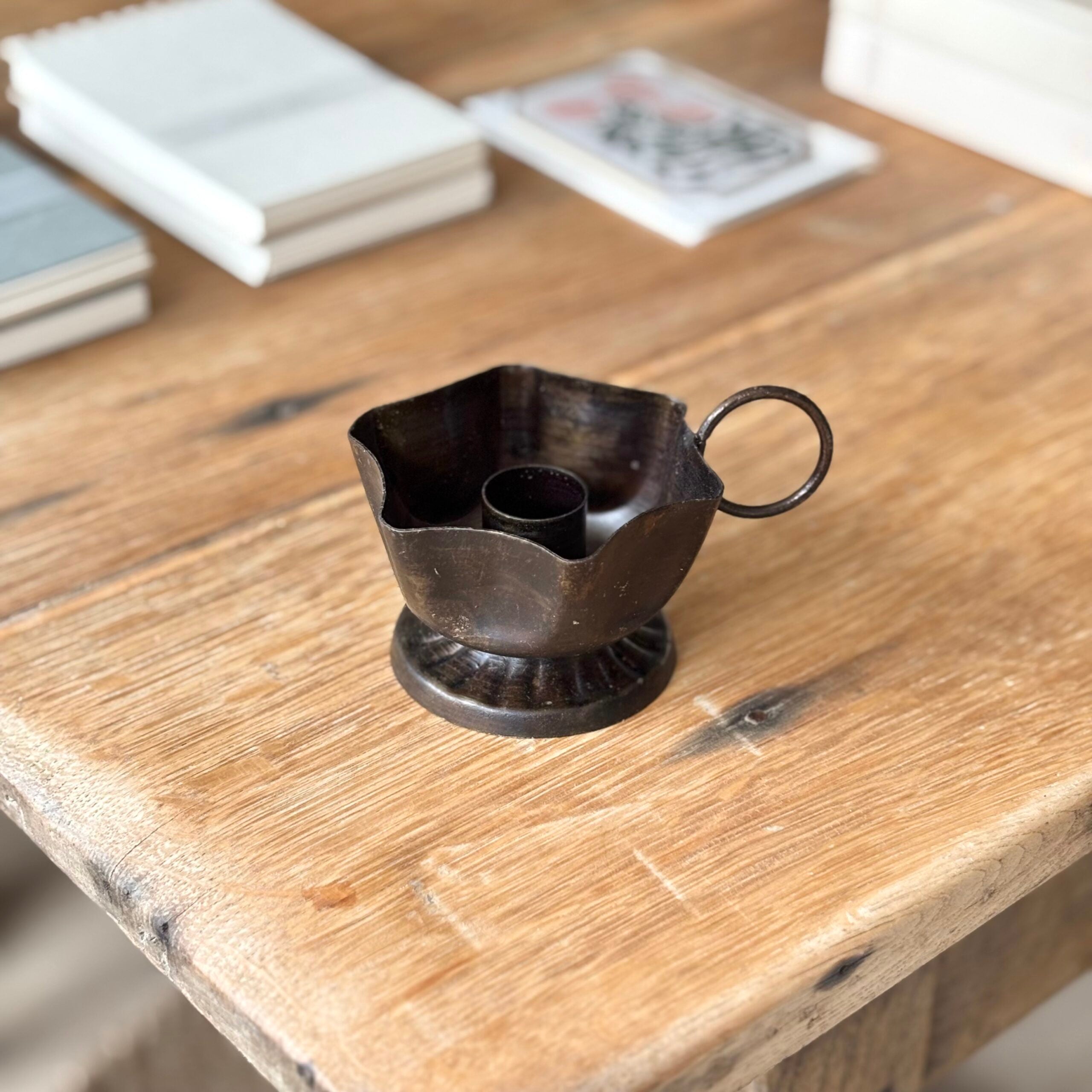 Frill Dinner Candle Holder | Handcrafted image 1