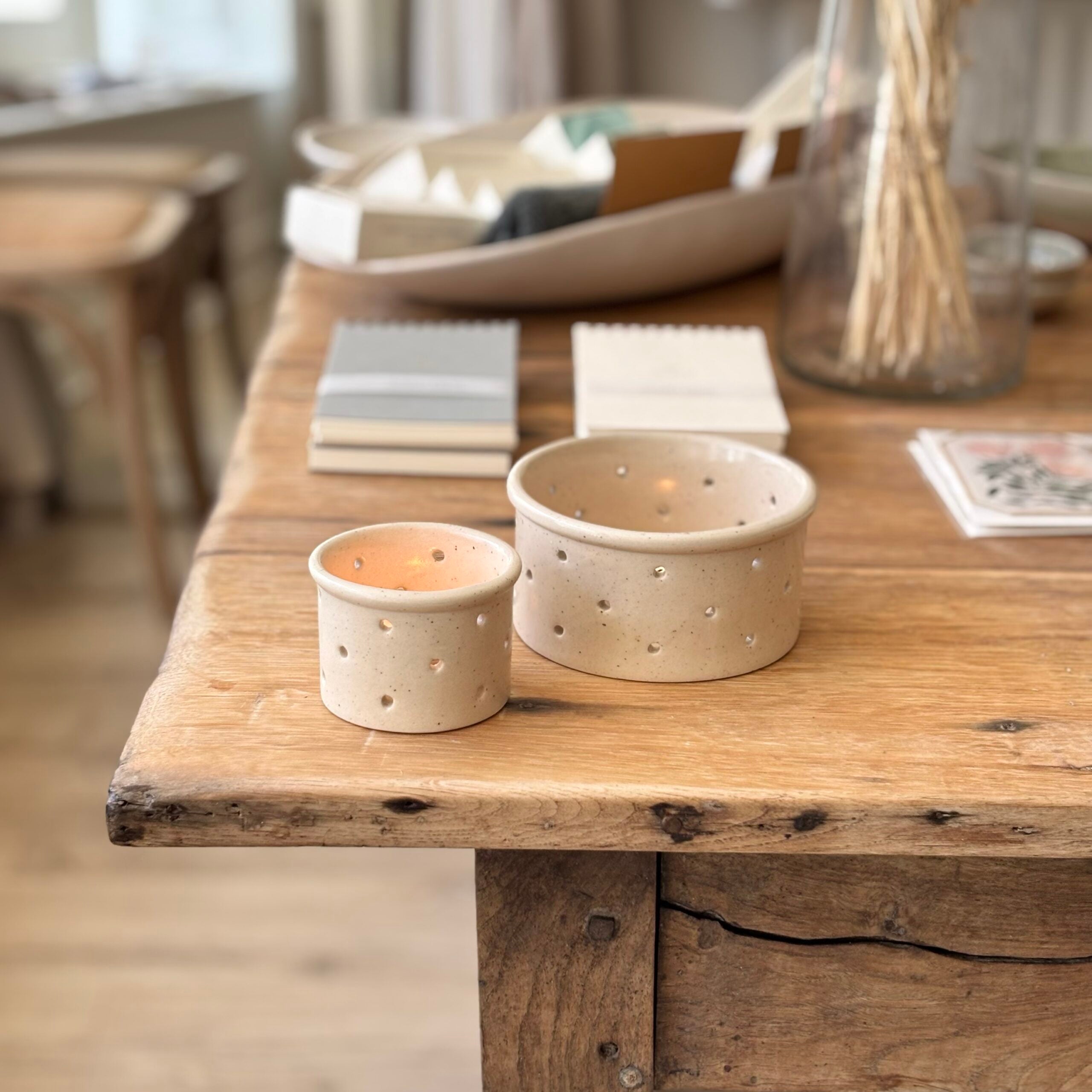 French Cheese Mould Candle Holder image 2
