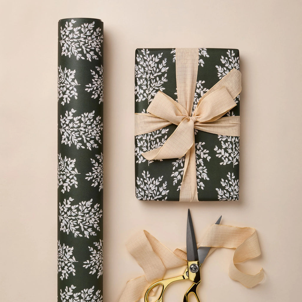Khaki Luxury Wrapping Paper image 1