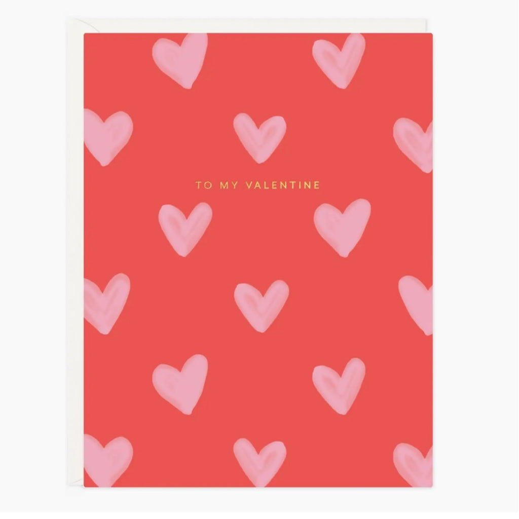 My Valentine Pink Hearts image 1
