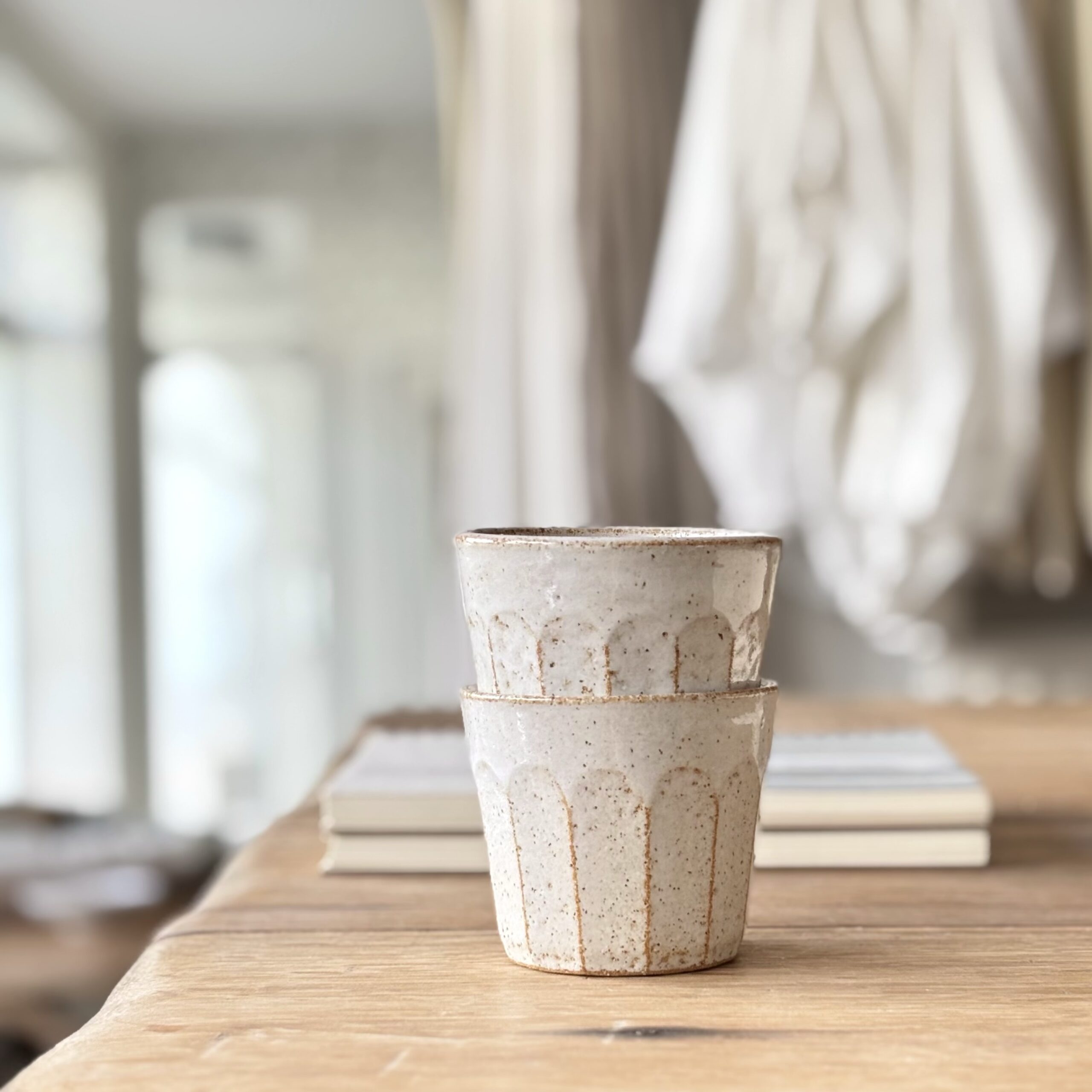 Faceted Flat White Cup image 0