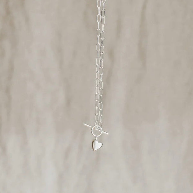 Heart Link &amp; Bar Chain image 1