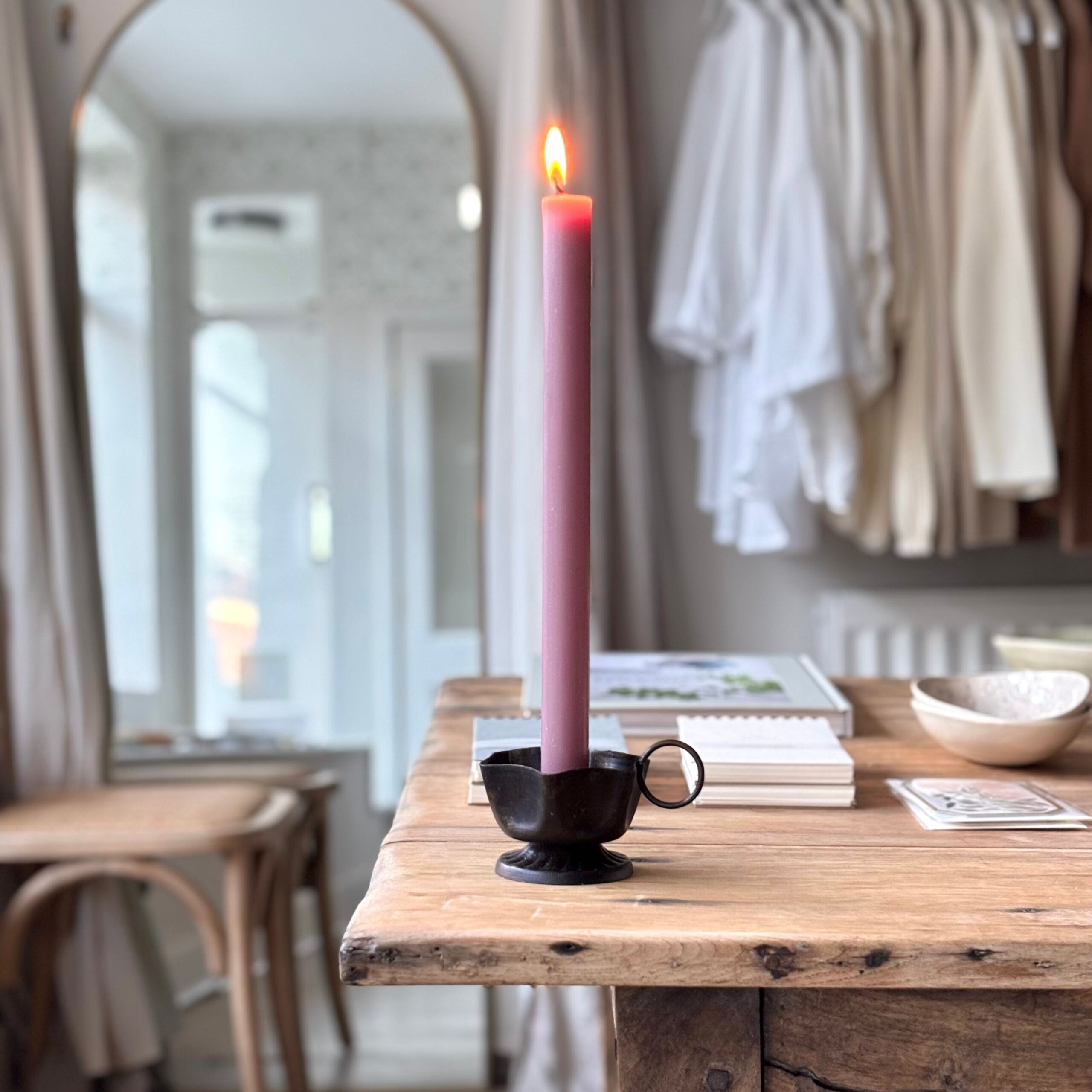Dinner Candle | Rose image 0