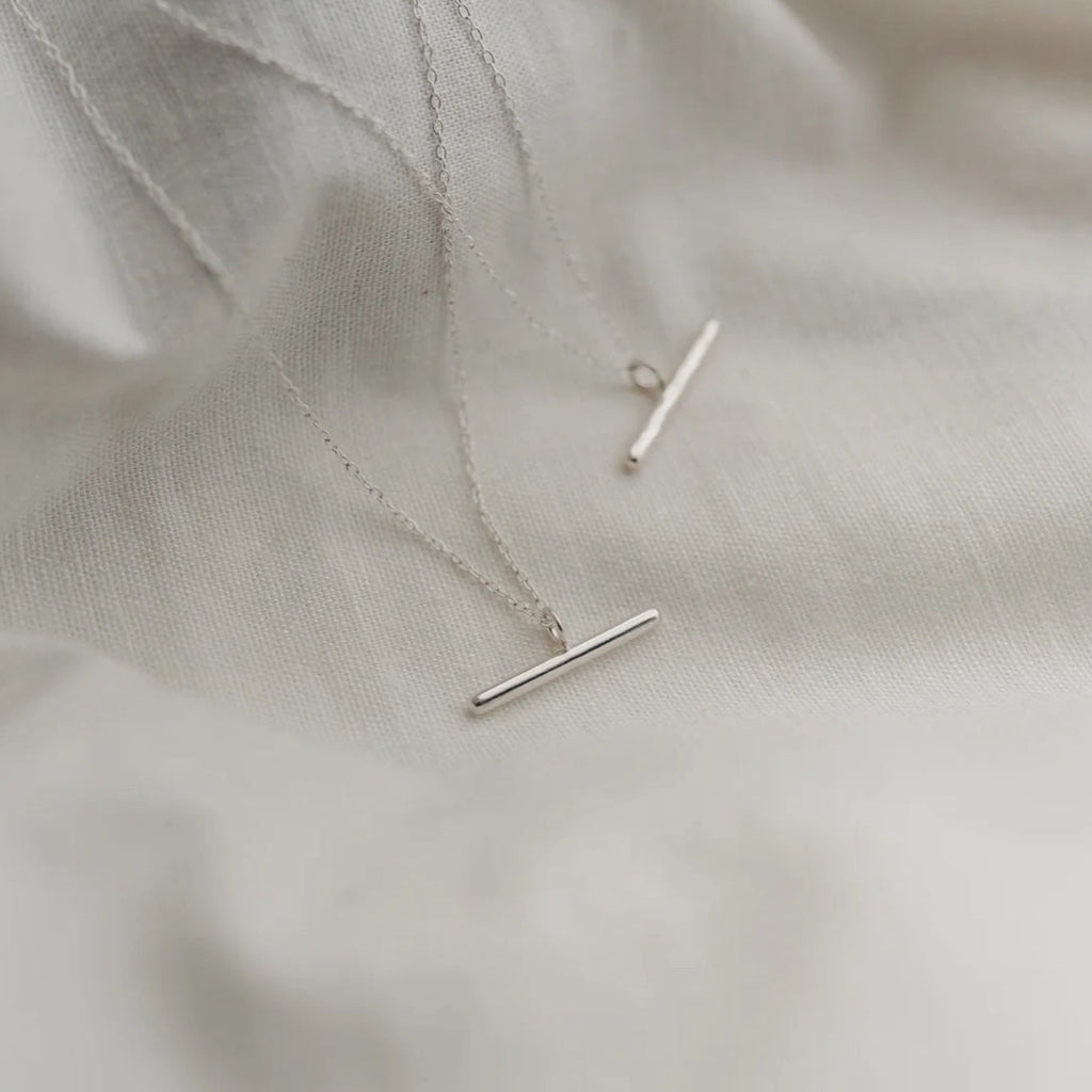 Minimal Bar Necklace image 0