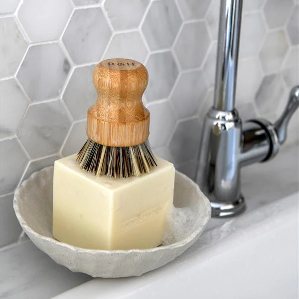 Dish Soap Bar & Brush | Eco-Friendly Kitchen Cleaning Set image 1