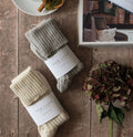 Alpaca Bed Socks - Cream image