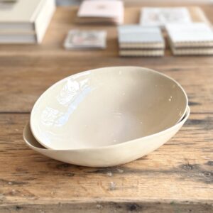 Medium Oval Bowl Natural | Handmade Pottery