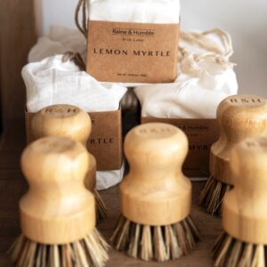 Dish Soap Bar & Brush | Eco-Friendly Kitchen Cleaning Set