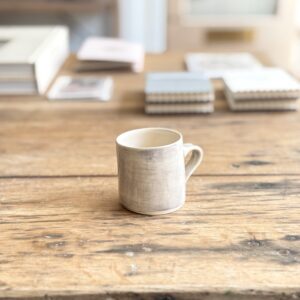 Espresso Mug Warm Grey | Handmade Pottery