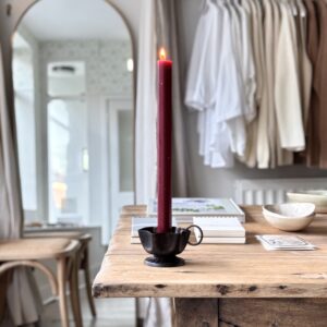 Dinner Candle | Berry Red