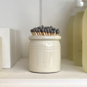 Crock Pot Match Striker | Ceramic Match Holder