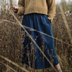 Organic Cotton Denim Skirt
