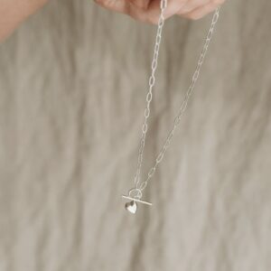 Heart Link & Bar Chain