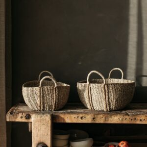 Oval Seagrass Basket | Hand Woven Storage