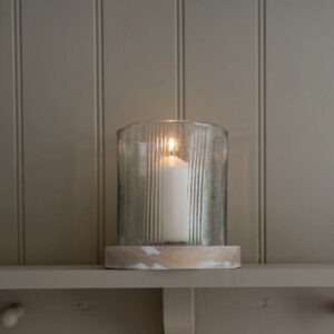 Striped Hurricane Lantern