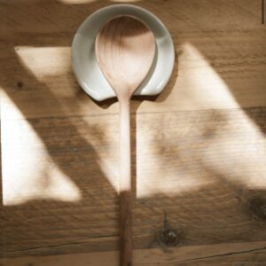 Acacia Wood Traditional Mixing Spoon