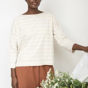 Relaxed Fit Top Striped | Organic Cotton