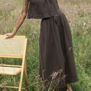 Gauze A-Line Skirt | Organic Cotton