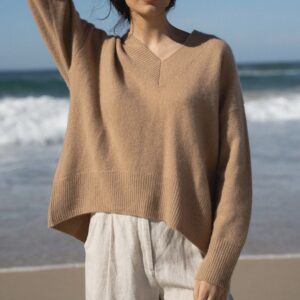 Luxurious Cashmere Wool Knit Sweater