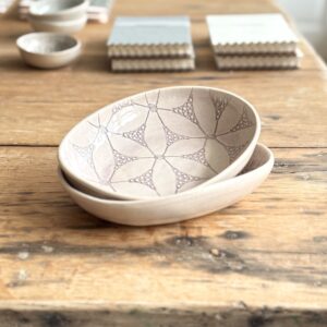 Tapas Dish Aubergine  |  Handmade Pottery