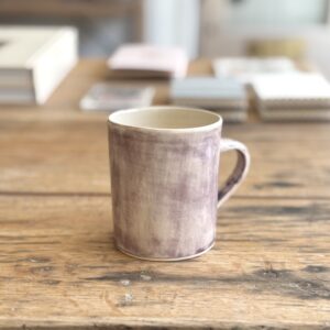 Small Straight Aubergine Mug | Handmade Pottery