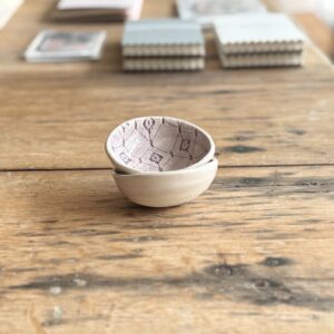 Salt Dish Aubergine  |  Handmade Pottery