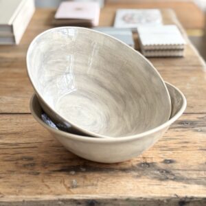 Pasta Bowl Grey Wash | Handmade Pottery