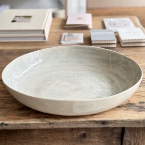 Pie Dish Large Duck Egg | Handmade Pottery