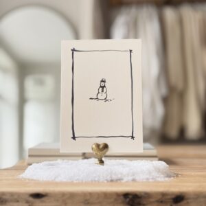 Snowman Christmas Card