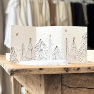 Concertina Hand Christmas Card