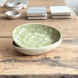 Tapas Dish Dark Green | Handmade Pottery