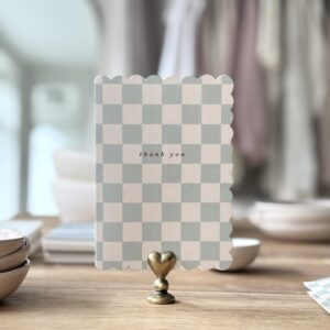 Scallop Thank you Chequer